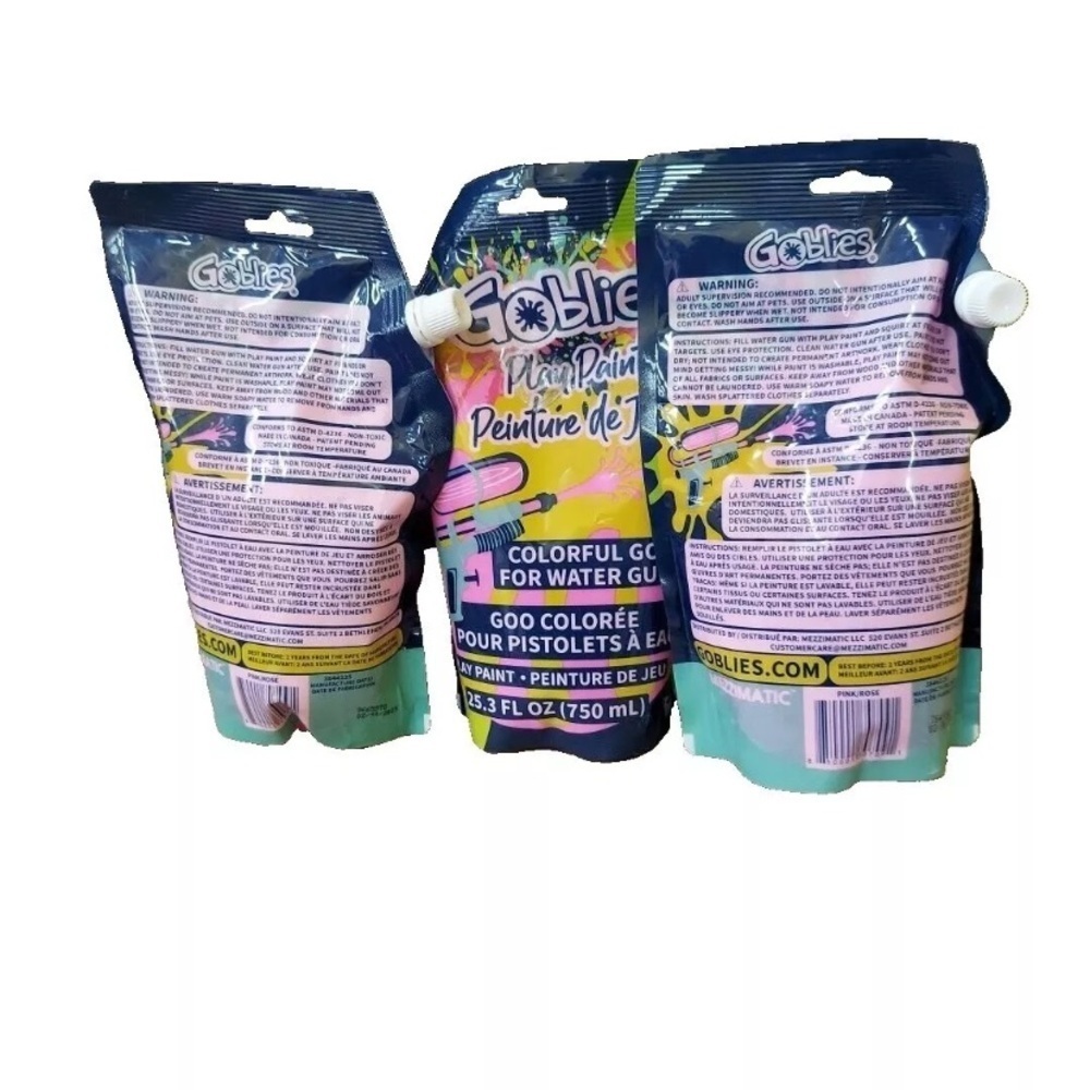 - Mezzimatic Goblies Play Paint Colorful Goo For Water Guns 25.3 FL Oz Lot…